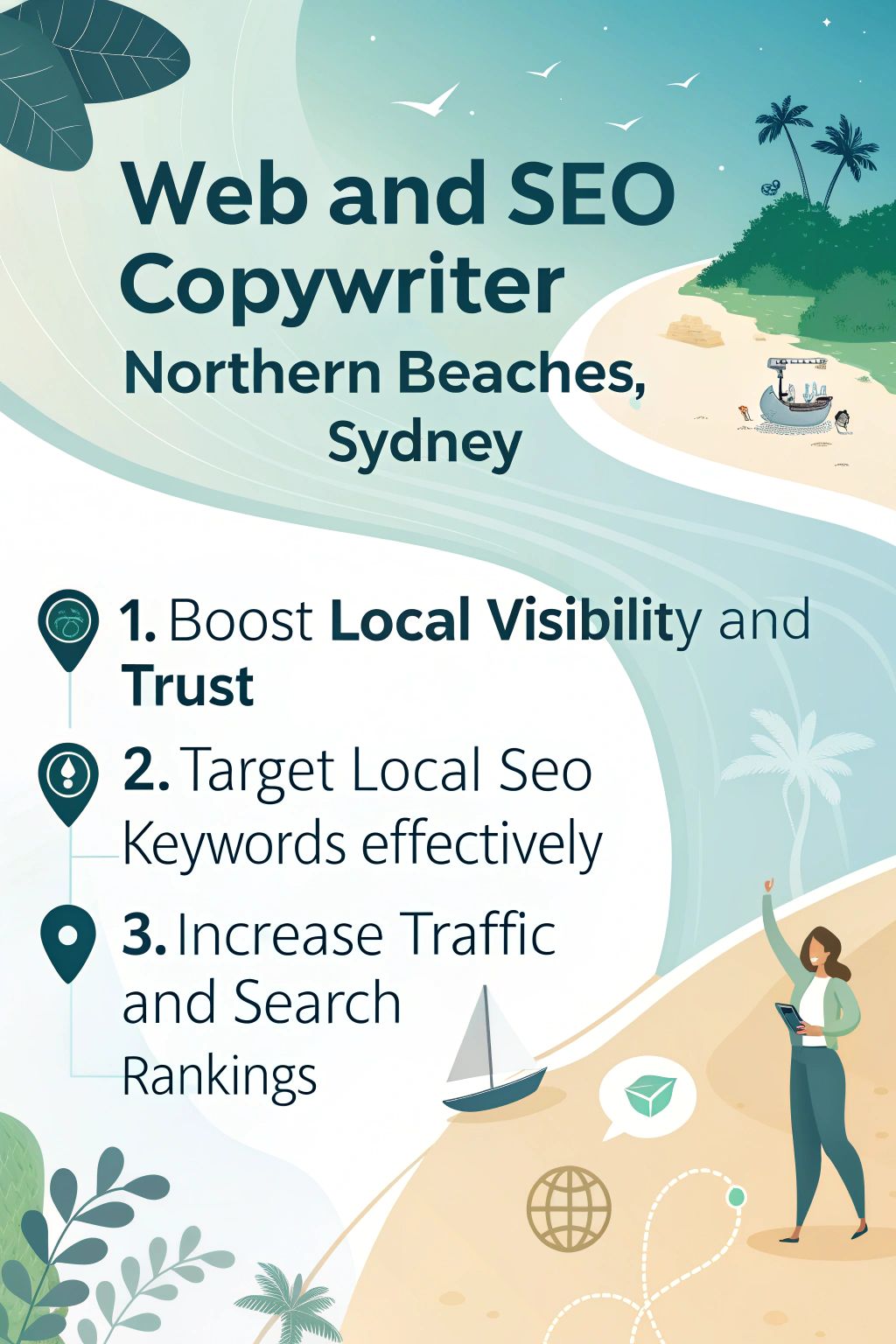 northern beaches seo copywriting infographic