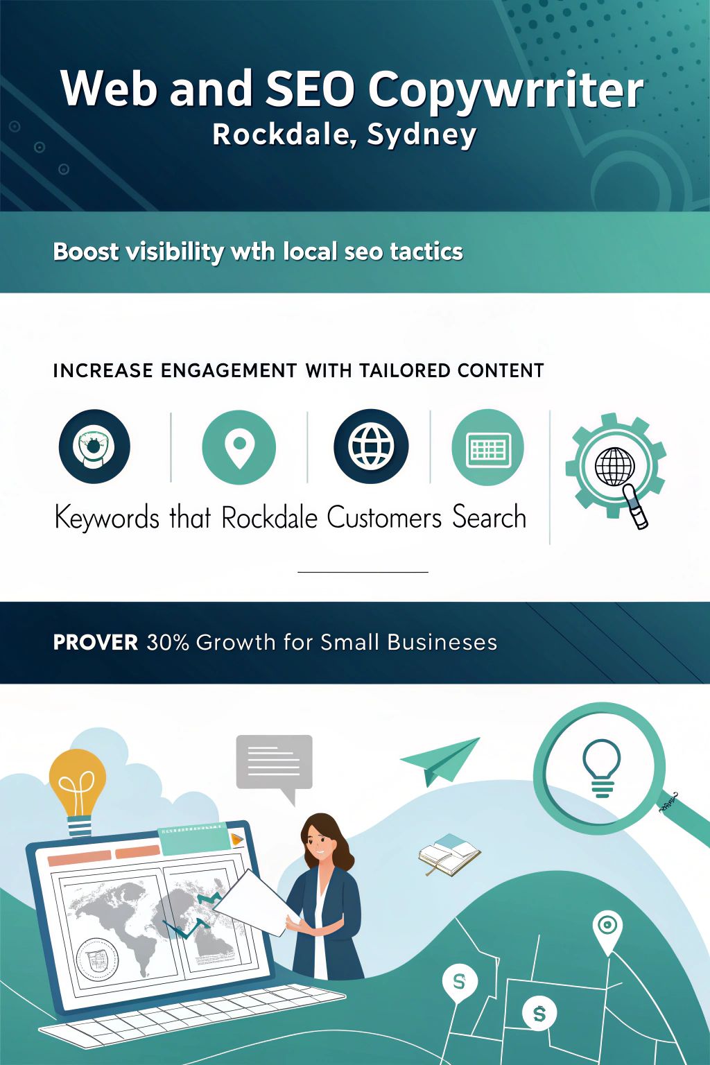 seo copywriter infographic for rockdale Sydney